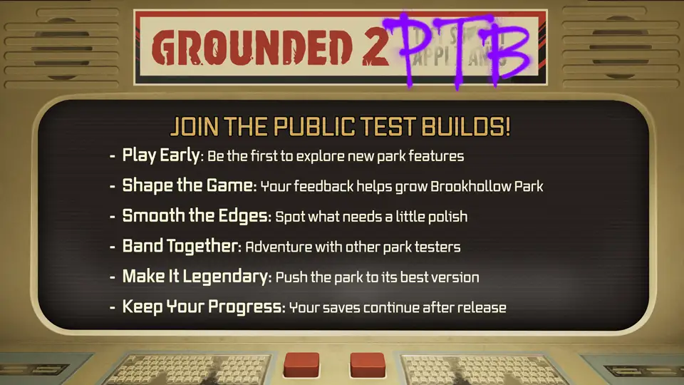 Join the Public Test Build Header Image
